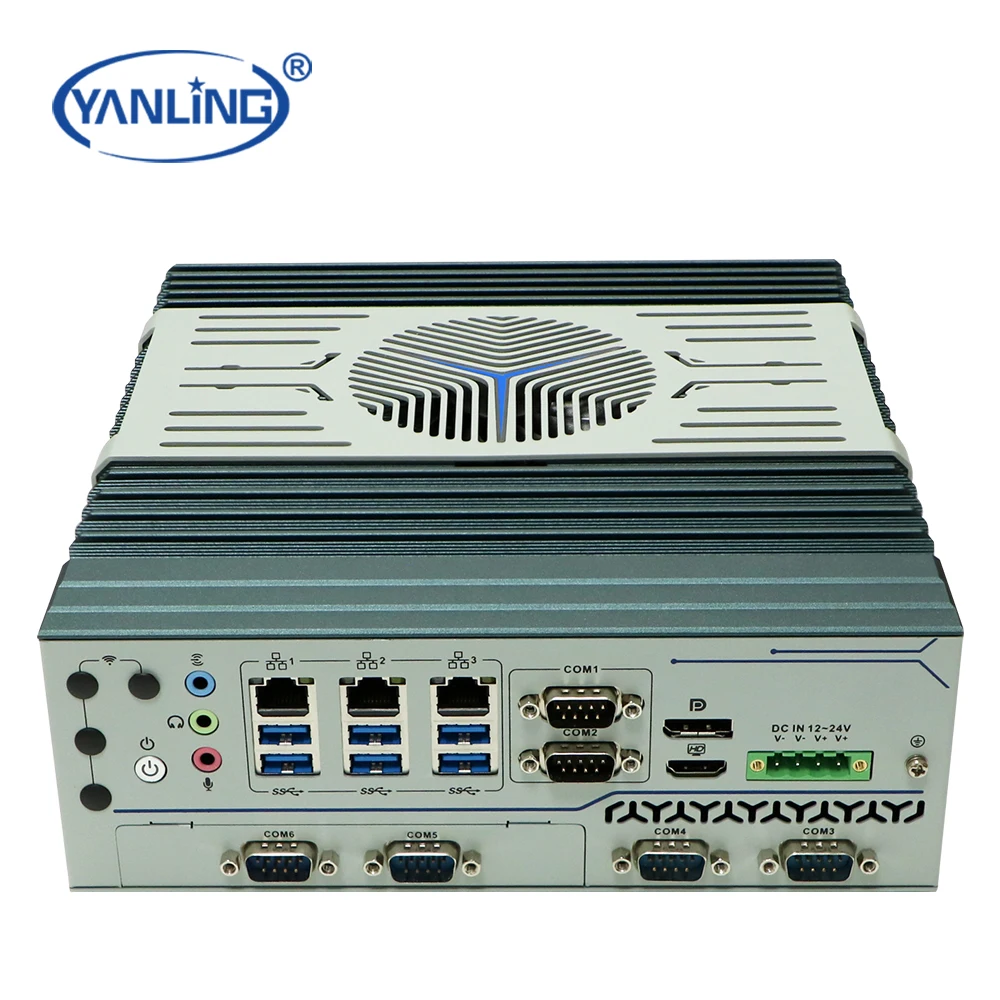 Portable Rugged Industrial Computer with Ubuntu OS IoT Edge Computing Multi-Expansion Features in Stock