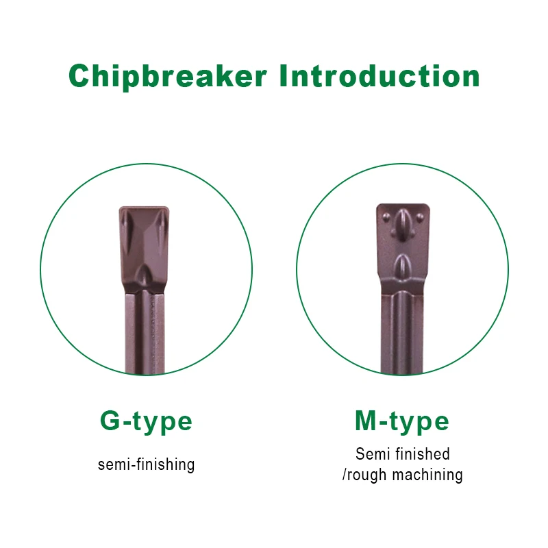 10 Inserti In Metallo Duro MGMN300-M - Per Fresatura E Tornio, Larghezza 3mm, Rivestimento PVD - Foto 9