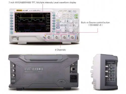 RIGOL Digital Oscilloscope DS1054Z Four Channels 50 MHz 24Mpts