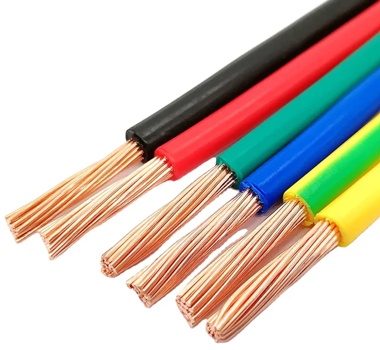 factory outlet BVR 2.5mm 4mm 6mm 450/750V PVC insulation copper conductor electric wire house wire for interior decoration