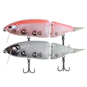 Artificial Hard Bait Lure Plastic Floating Swimbait Hooks 165mm 60g / 135mm 33g Multi-segment Bass Bait 47~60 Colors – Soft Lure – view 4