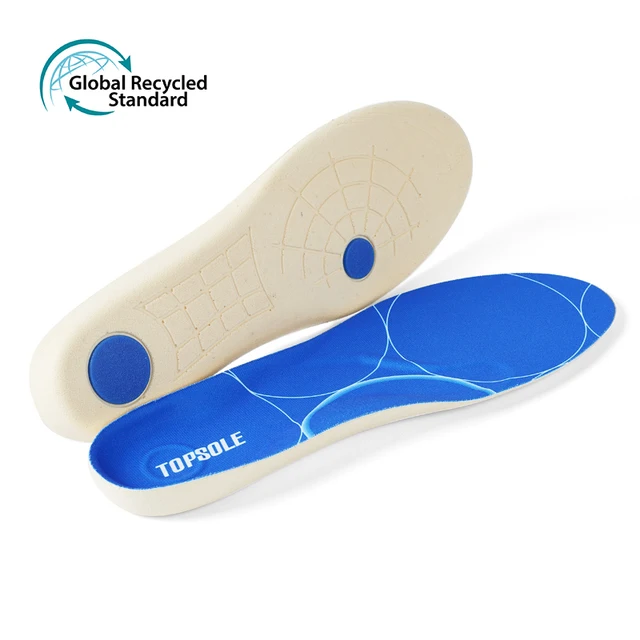 Full Length Insole Sustainable Eco Friendly Eco-Foam Memory Foam Insoles Replacement Shoe Inserts