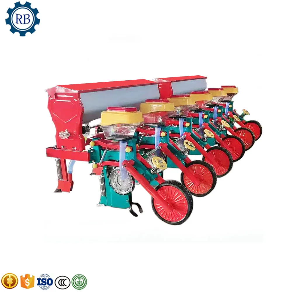 Automatic Corn Seed Machine Peanut Planter Seeder Machine Manual Hydro Maize Beans Seeder and Fertilizer Machine 1 Set Farm Work