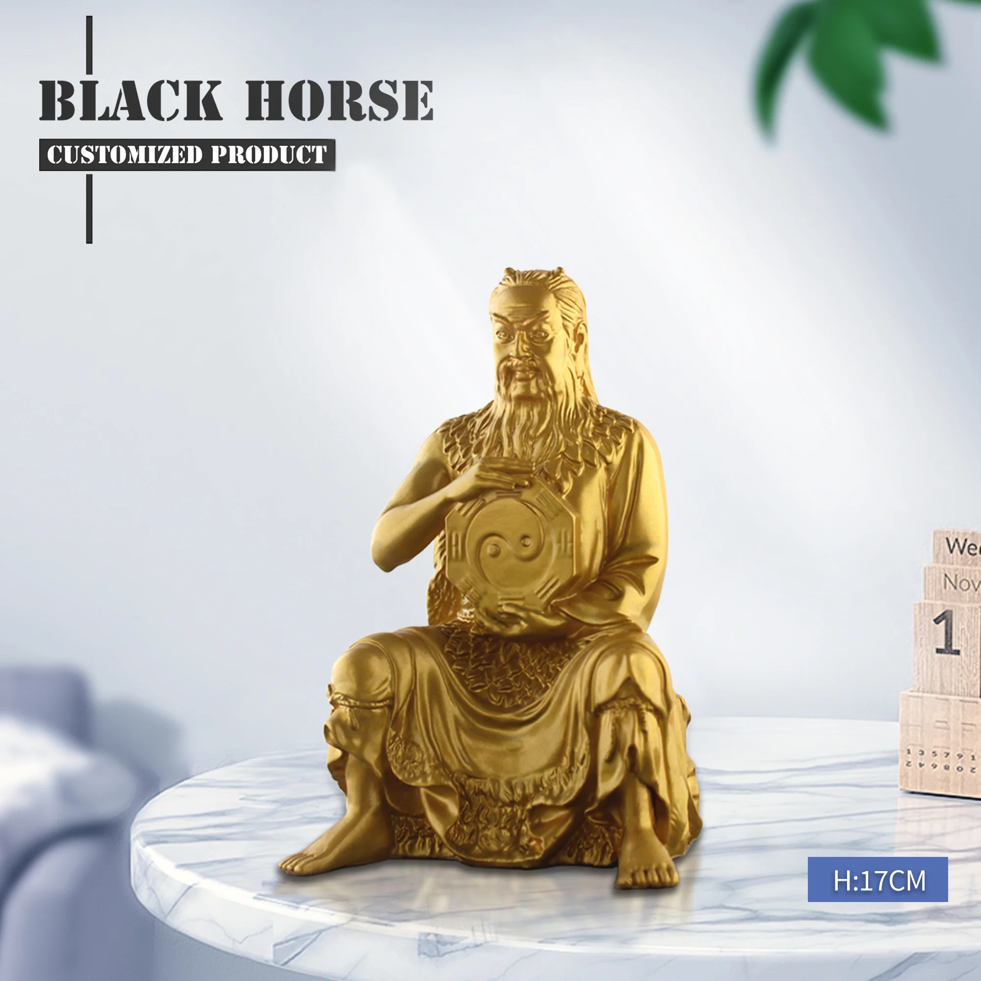 Wholesale Resin Statue Gold Plated Figurine Custom Resin Gift Set Buy