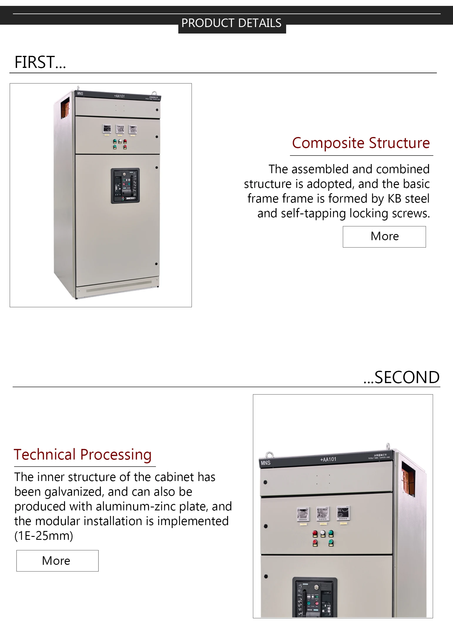 Electrical Equipment Supplies Low Voltage Power Switchgear/power