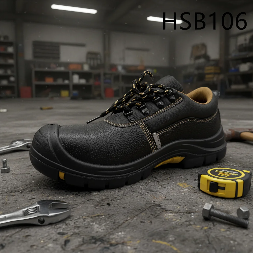 HY,Factory Supply Anti-stab Security Boots with Reflective Strip Latest Model Scratch Proof Safety Shoes for Machinist HSB106