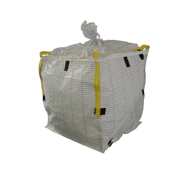 fibc bulk bag type c anti-static chemical protective jumbo bag