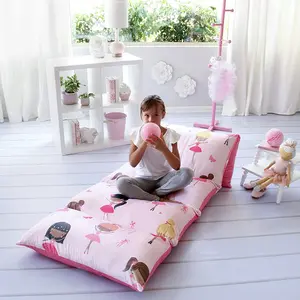 Eco Friendly Custom Digital Printed Christmas Gifts Nap Mat Cover Kids Floor Lounger Bed Pillow