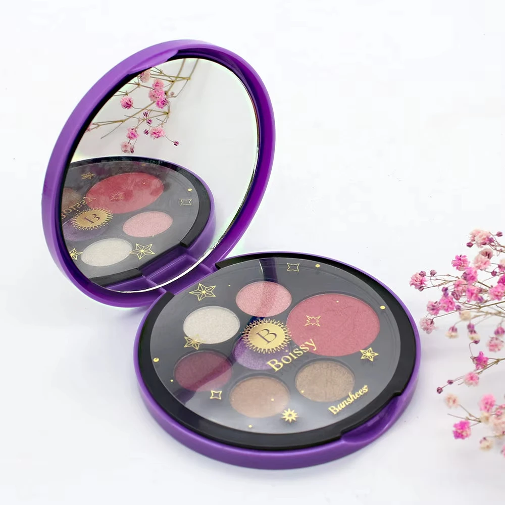 Factory Wholesale Refillable Eye Shadow Palette Seven Colors Eye Shadow for Ladies Women Girls