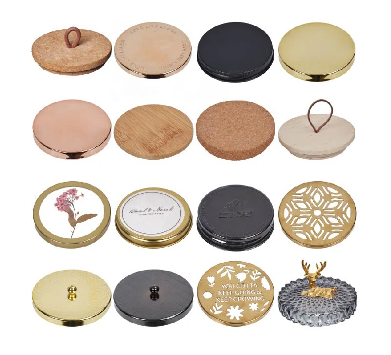 Luxury Big Large Ceramic Candle Jar Unique 3 Wick Candle Jars With Lid