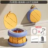 Bolsa de almacenamiento baja de tres capas amarilla piña PU120
