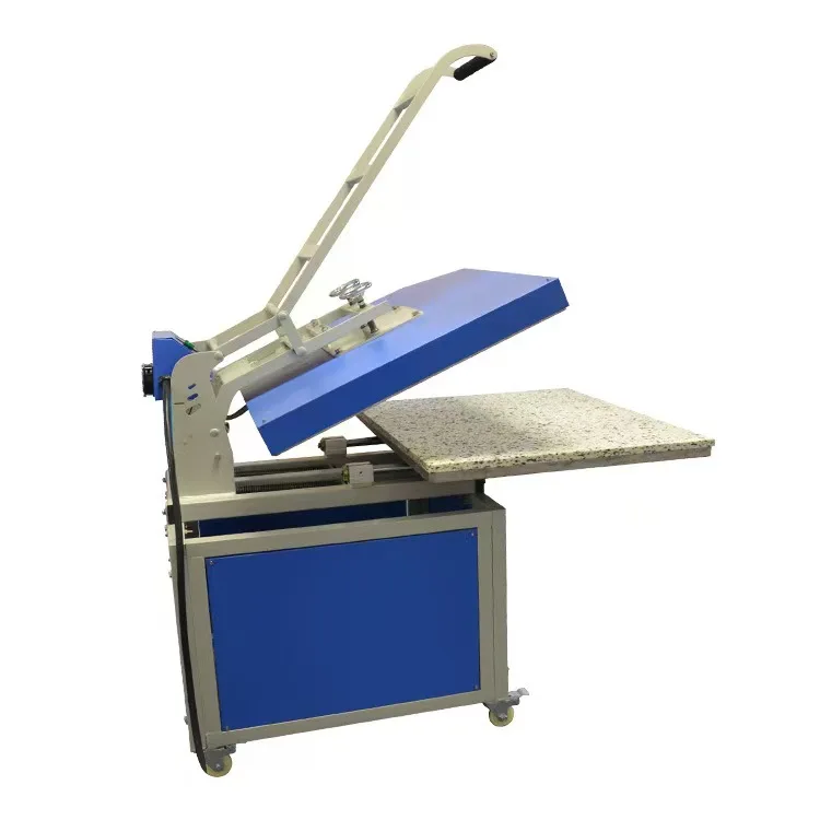 Heat Transfer Press for Leather & Fabric, 3D Embossing Machine for Textile, Custom Size Flat Heat Press Machine