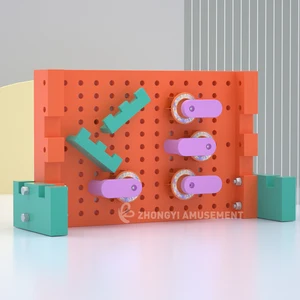 Patent Assemblable Large Sand Play Wall for Kids Interactive Sandbox Toy with PE Material School & Outdoor/Indoor Use