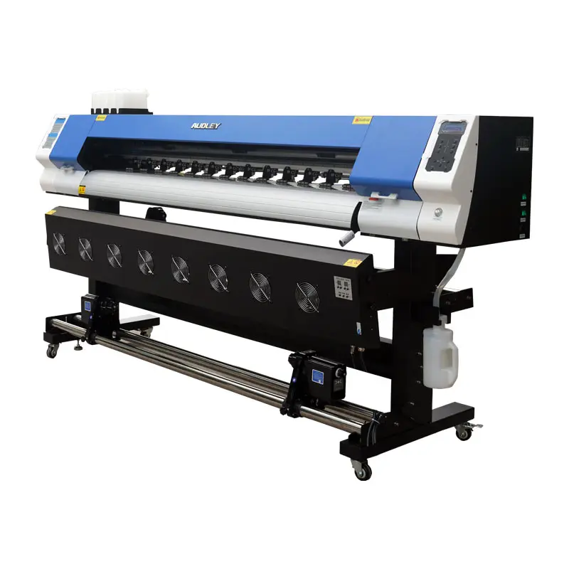 Audley Eco Solvent Ink Printing Machine 1.8m XP600 I3200 Head Plotter Vinyl Wrap Flex Banner Poster Wallpaper Printing