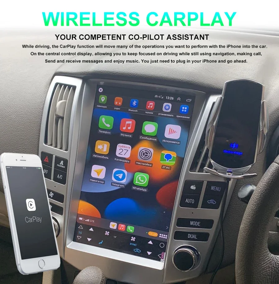 Navigation Android Screen for Lexus RX RX300 RX330 RX350 RX400H Car Radio 2DIN Right Steering Wheel Car Video Player GPS