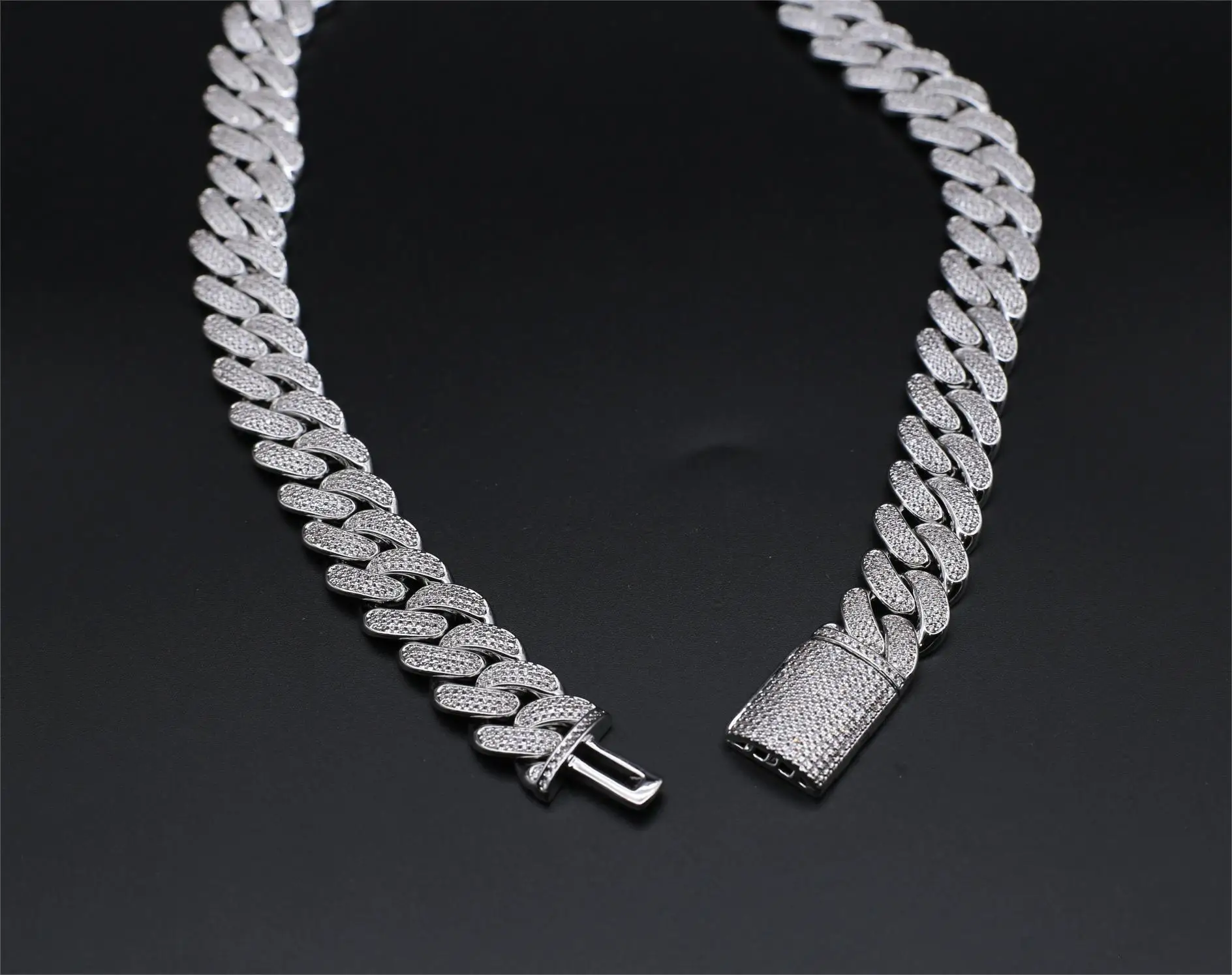 Custom 5mm Full 24k Pink Bling Initial Moissanite Bracelet Plated Women