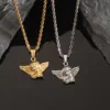 Colgante de Ángel con Cadena de Cuerda