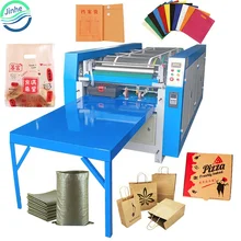 Plastic paper bag non woven printer 2 4 6 color flexo corrugated cardboard kraft canvas bag printing machine