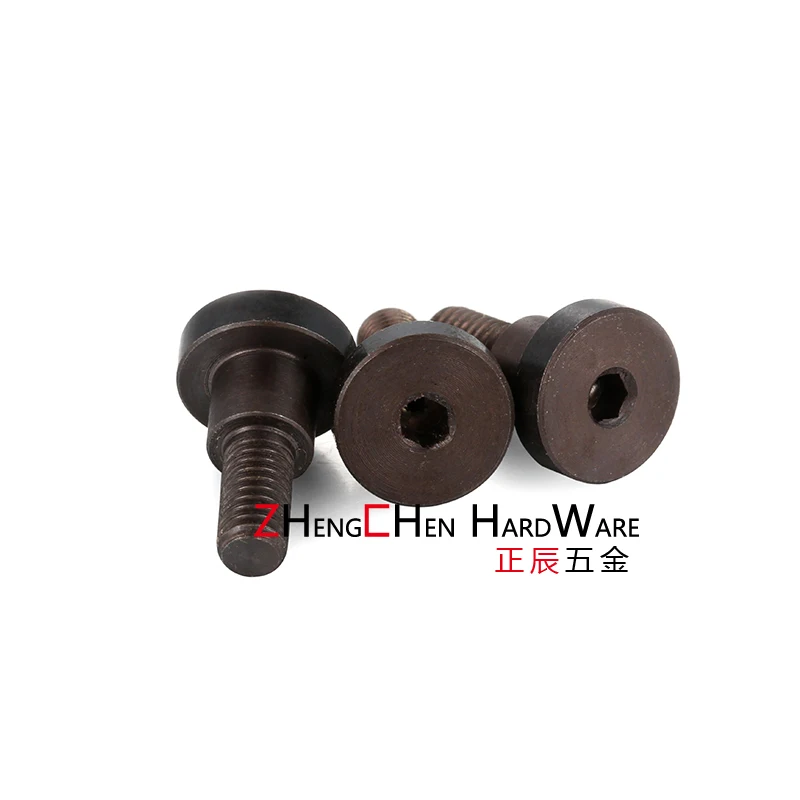 Accept Custom Order Hexagonal Cup Shoulder Screws Stainless Steel Metal Black Oxide Finish manufacture