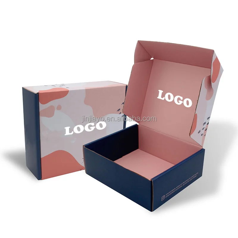 Boîte-cadeau pliante en carton luxueuse et personnalisée aux couleurs vives, boîte d’expédition en papier, emballage type « mailer » pour accessoires capillaires