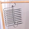 Bulk round tube trouser rack, nine bars, black