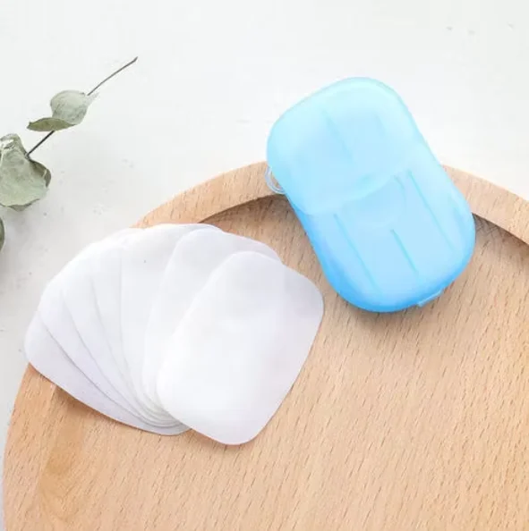 Portable Disposable Travelling Hand Washing Paper Soap Custom Portable Travel Paper Soap Wholesale