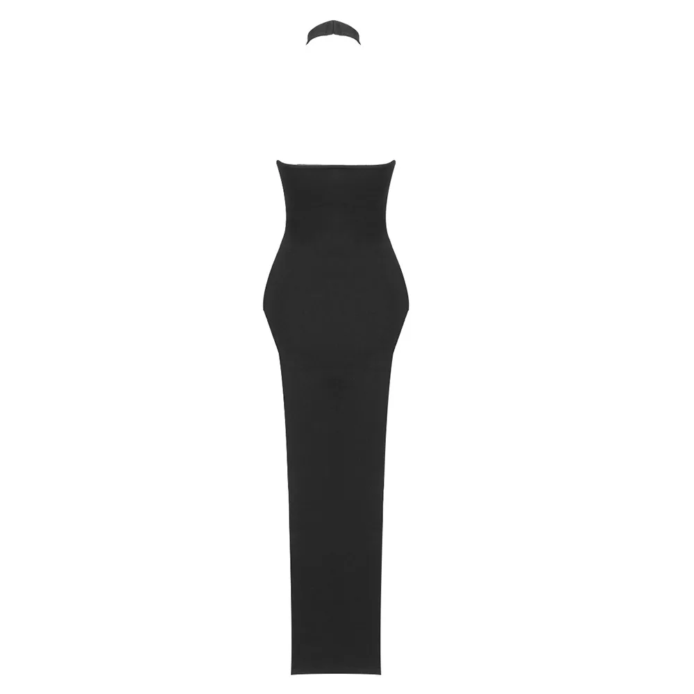 C3380 Black Women's Skinny Mini Dress Sexy Sleeveless Women's Knit Mini ...
