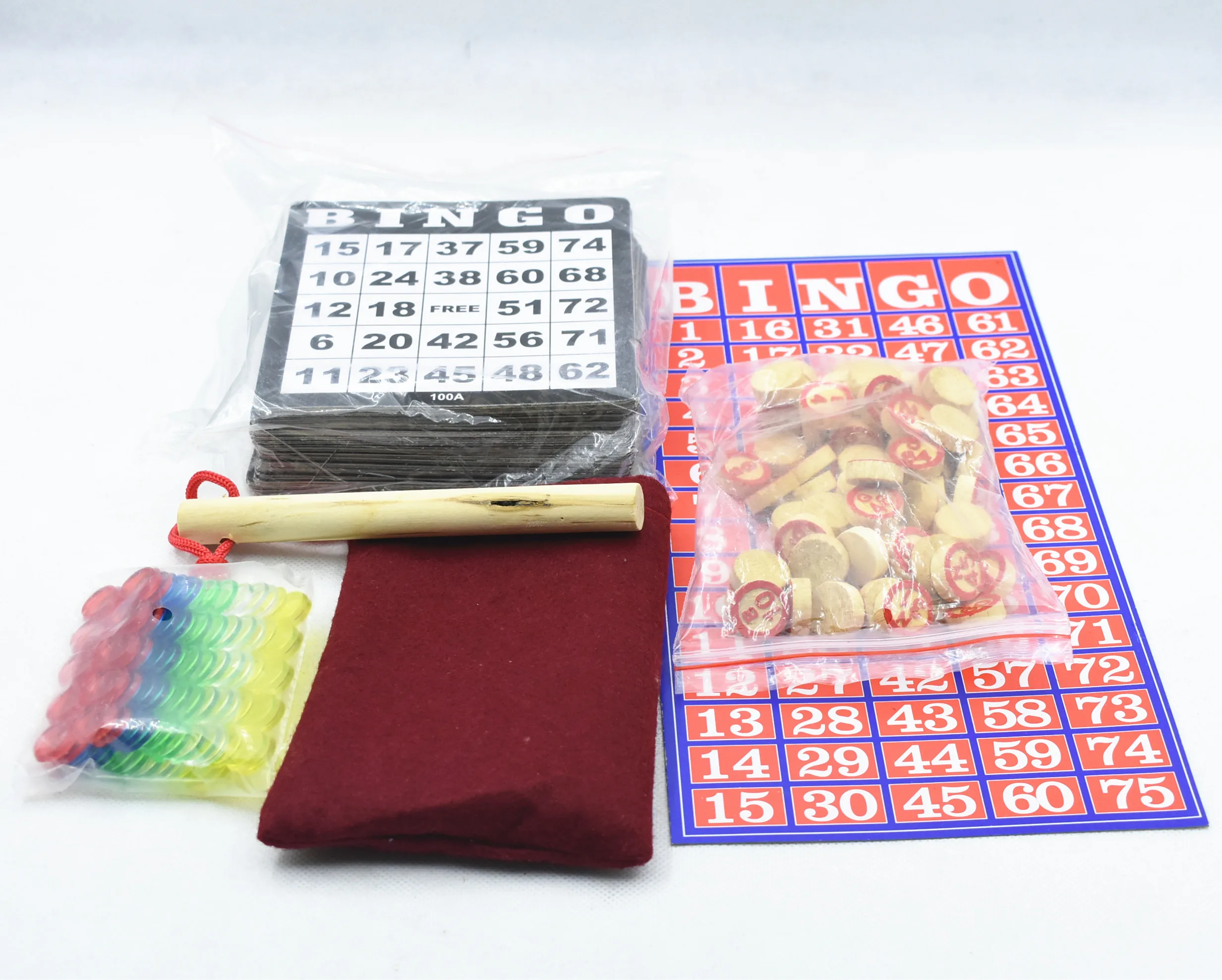 Taizhou, игрушка на удачу, машина для игры в бинго, деревянный набор красных чипов для бинго, игра в бинго