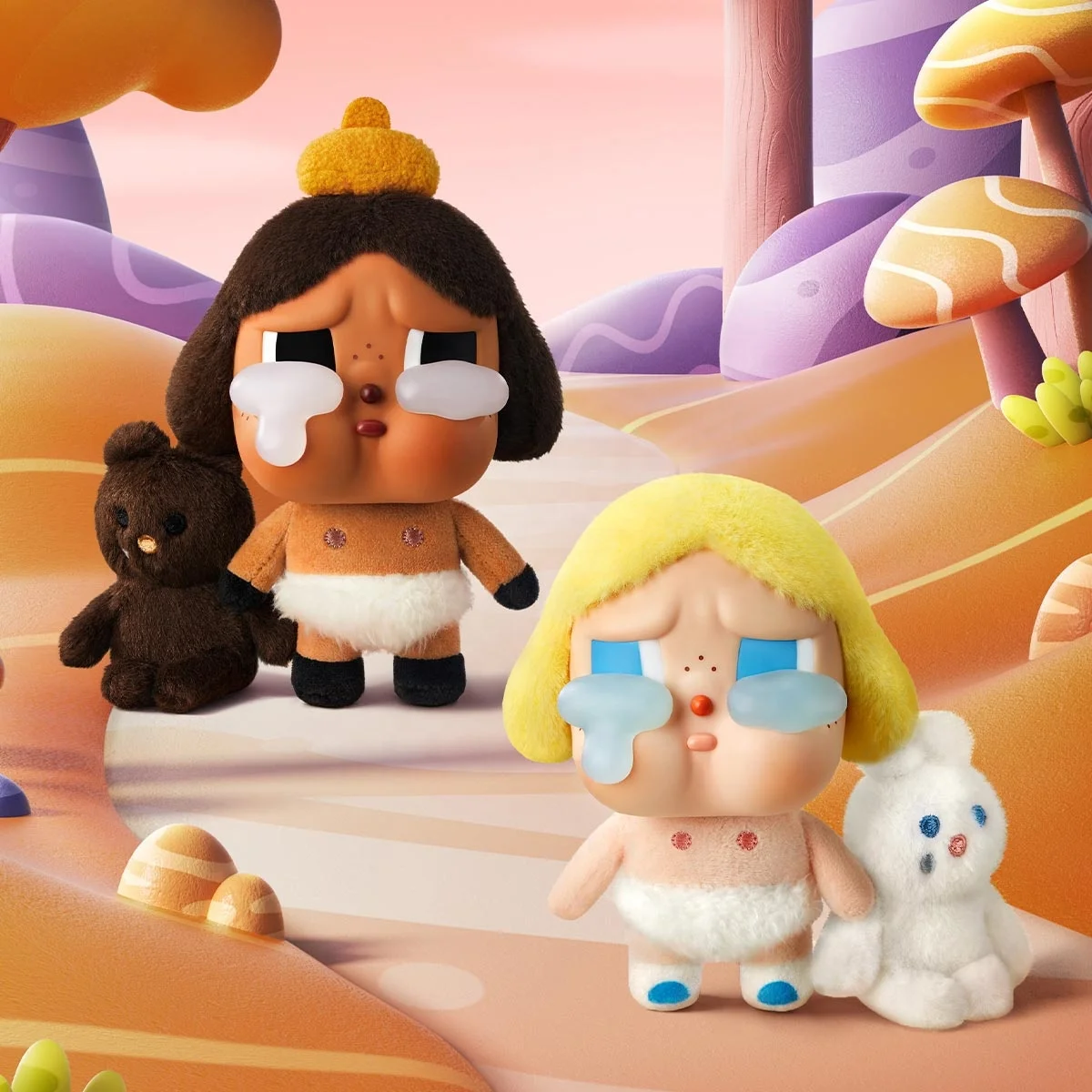 Pop mart crybaby cry again ぬいぐるみセット POP NOW:CRYBABY Crying Again Series-Vinyl Face Plush Blind