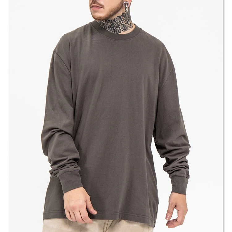 oversized long sleeve t shirt men