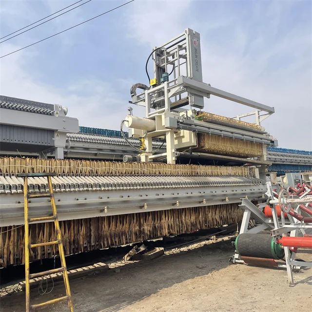 Plate and frame, diaphragm filter press, 300-square-meter solid-liquid separation equipment