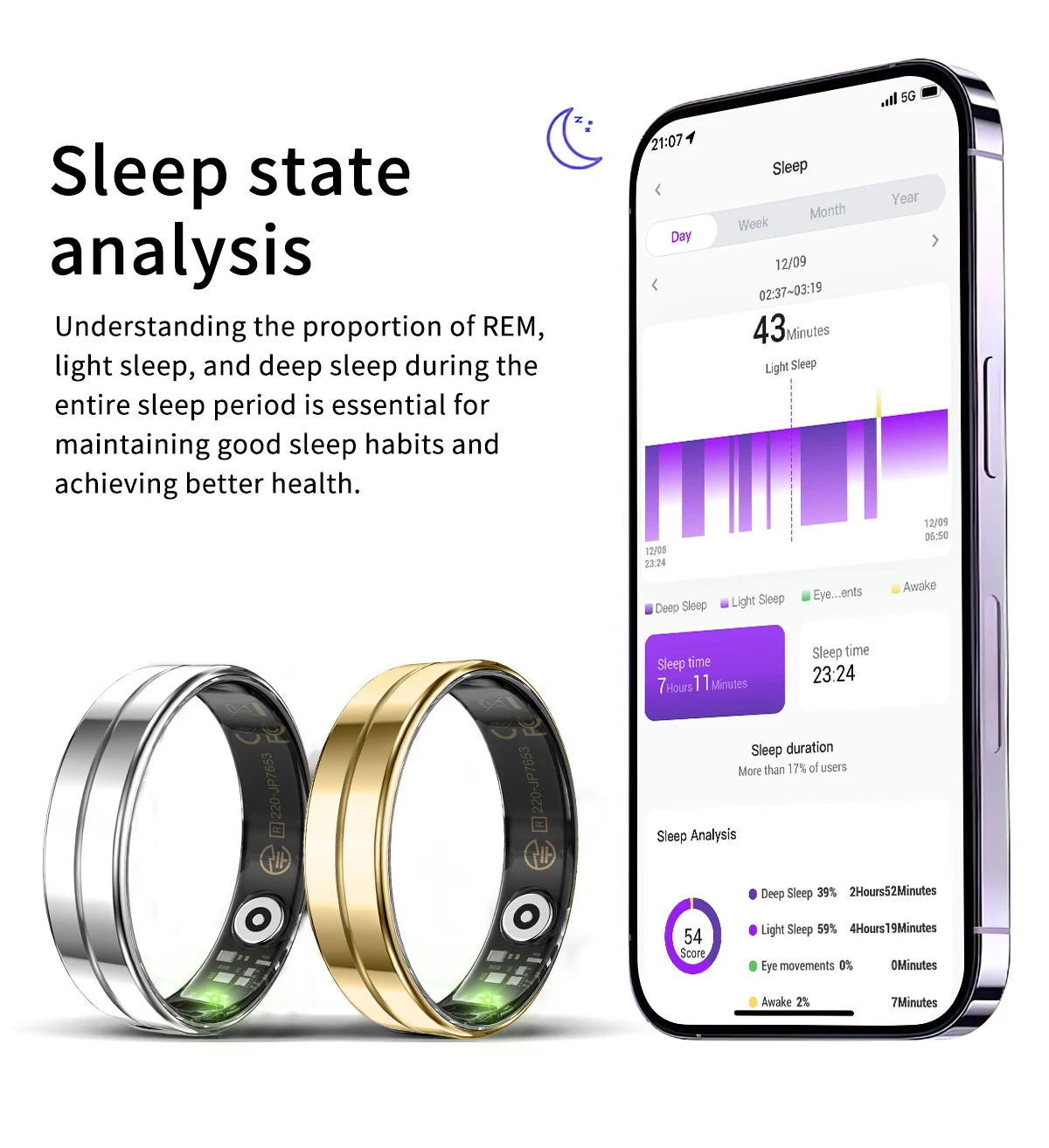 Chinese factory supplier supply  2025 R11 Stainless Steel Smart Ring Heart Rate Blood Pressure Blood Oxygen Sleep Monitoring Waterproof Women Men Smart Rings - Buy Stainless Steel Smart Ring Women Men Smart Rings health Sleep Tracking Rings