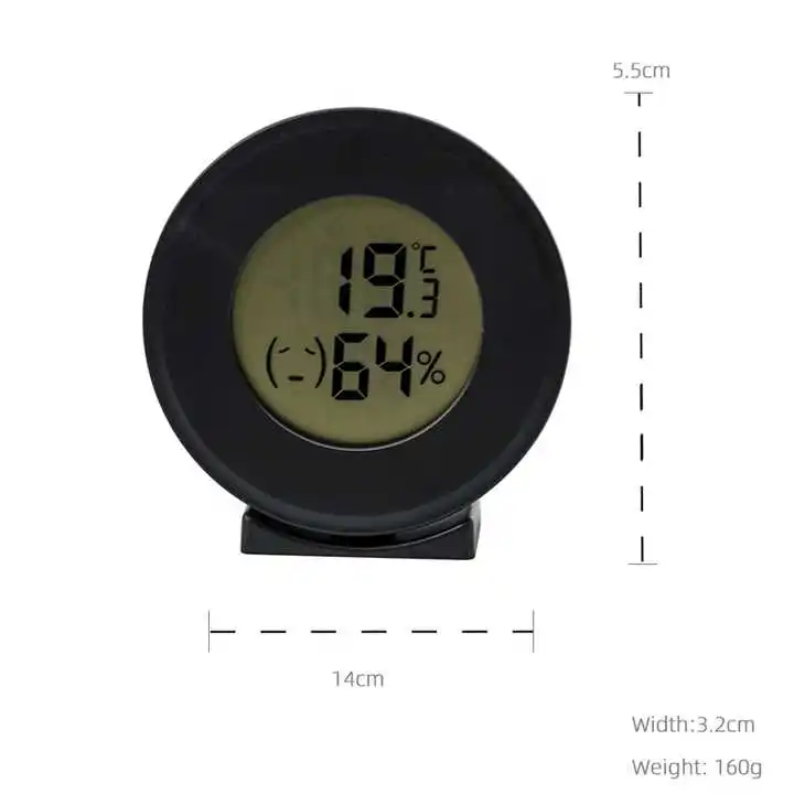 Customizable Black and White Small Baby Thermometers High Accuracy Digital Thermometers for Kids with min Max Thermometers