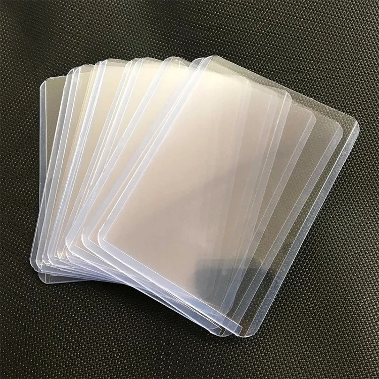 25PCS 35PT Toploader Gaming Trading Card Holder Sleeves PVC Top Loader 3X4  Cards Protector for Board Game Sports Card Cover