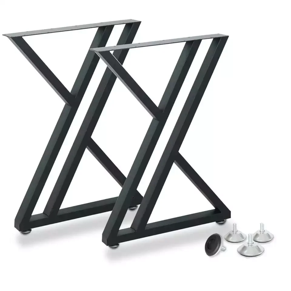 Современный образец дизайна черная металлическая ножка/основание для обеденного стола журнального