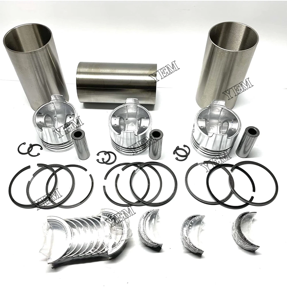 Engine Repair Kit for MM15T Mini-Excavator Digger with Mitsubishi K3D Engine NEW REBUILD KIT 6