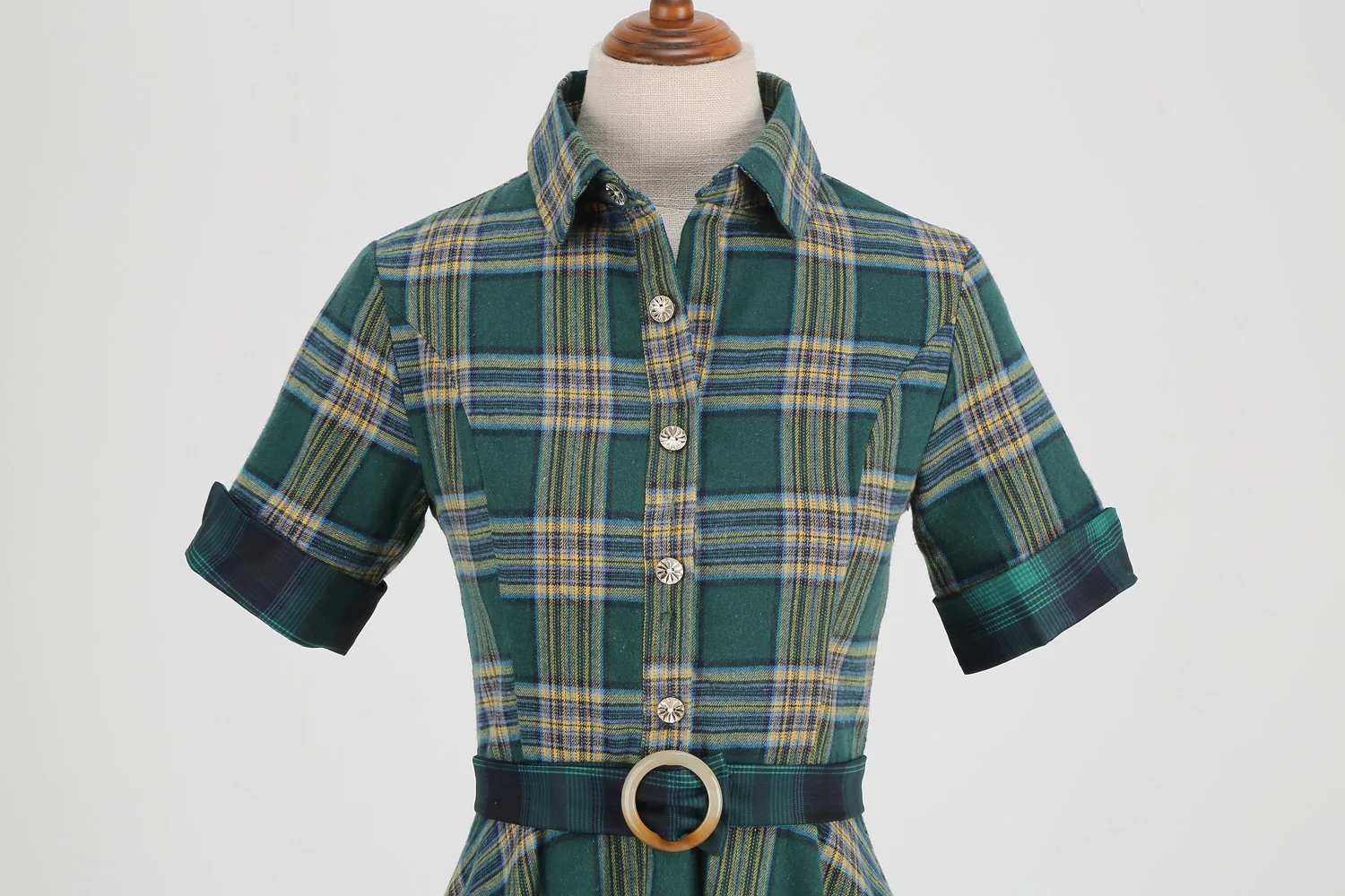Shop Our Women's 50s 60s a-Line Rockabilly Plaid Dresses