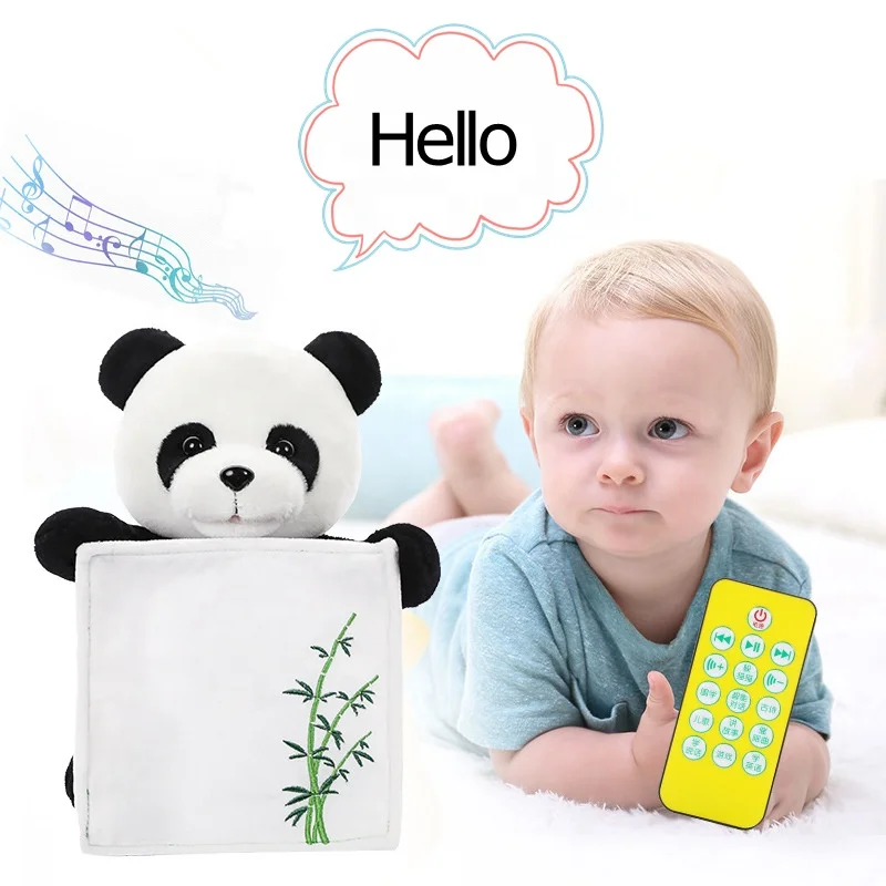 Interactive Musical Panda Hide and Seek Panda Teddy Bear Speak and Sing Stuffed Animals Plush Toys