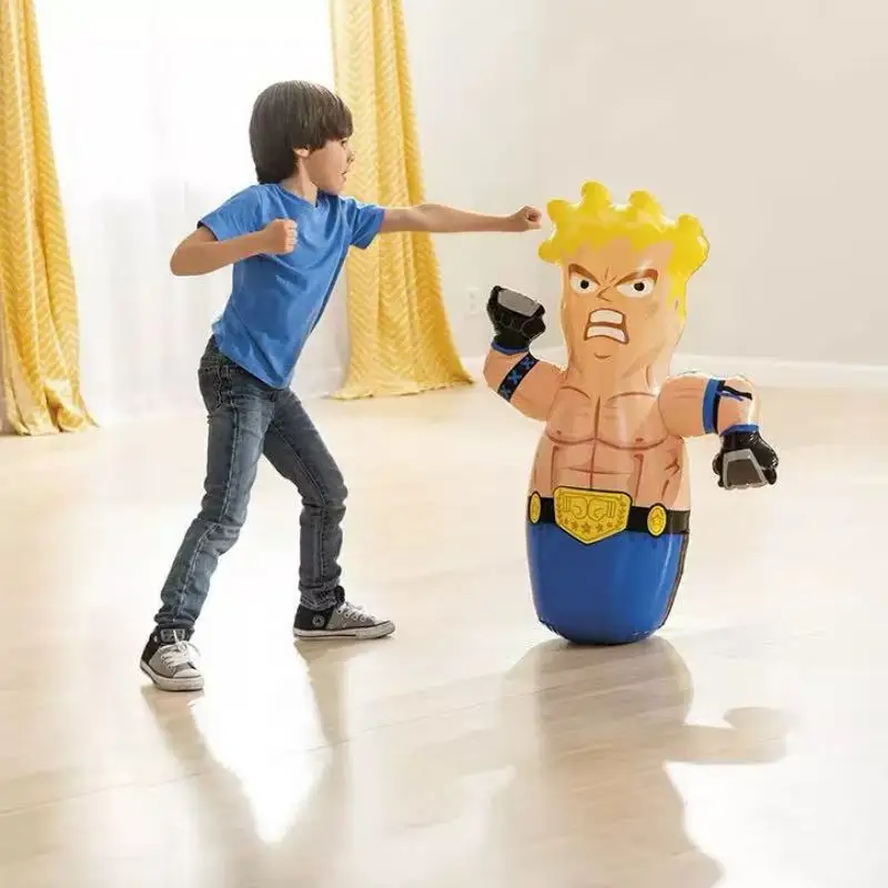 Cross-border Hot Sale Children Exercise Body Decompression Toys Park School Inflatable Tumbler