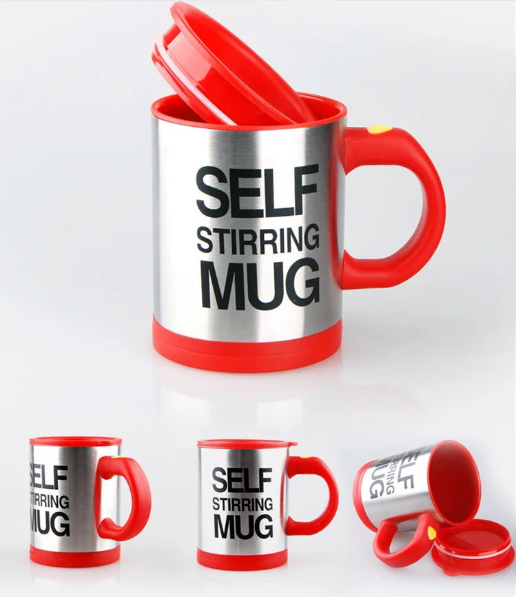 Online Hot Sale Coffee Auto Electric Mug, Mug And Mixer, Self Stirring Electric Stainless Steel Coffee Mug