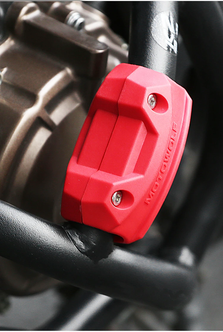 MOTOWOLF Motorcycle Engine Guard Protection Bumper Decorative Block Modified 25mm Crash Bar