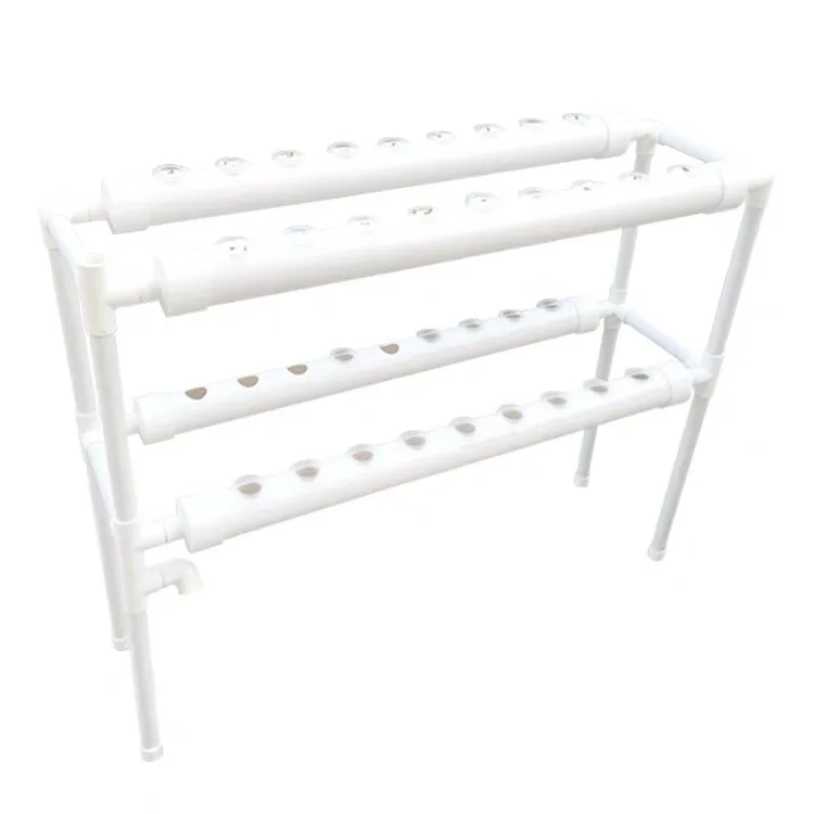 Vertical Hydroponic Growing Systems Pvc Tube Plant Vegetable Without Water Tank Indoor Nft