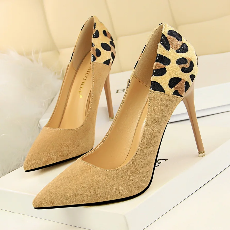 office leopard print trainers