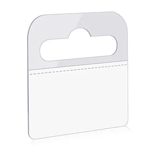 Самоклеящиеся навесные вкладки с прозрачным отверстием сверхпрочные прозрачные пластиковые бирки крючки для магазина розничный дисплей