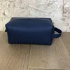 Navy PU leather
