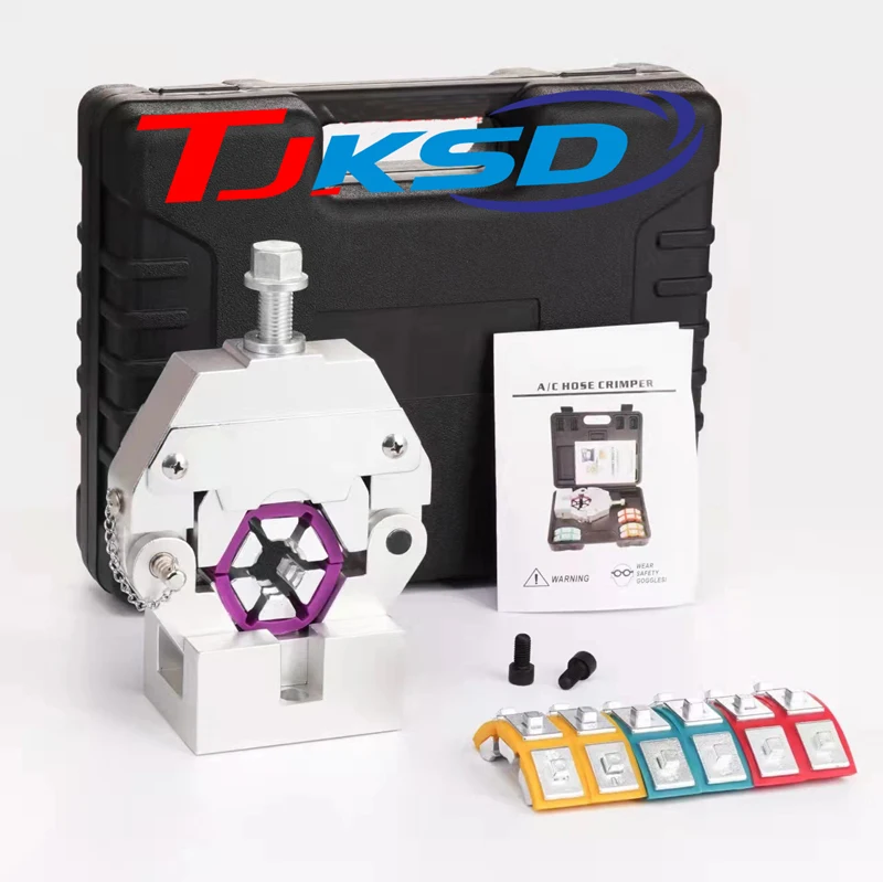 AC Kit Hose Crimping Tools 3/8'' Auto air Condition Accessories Hydraulic Pressure Tool