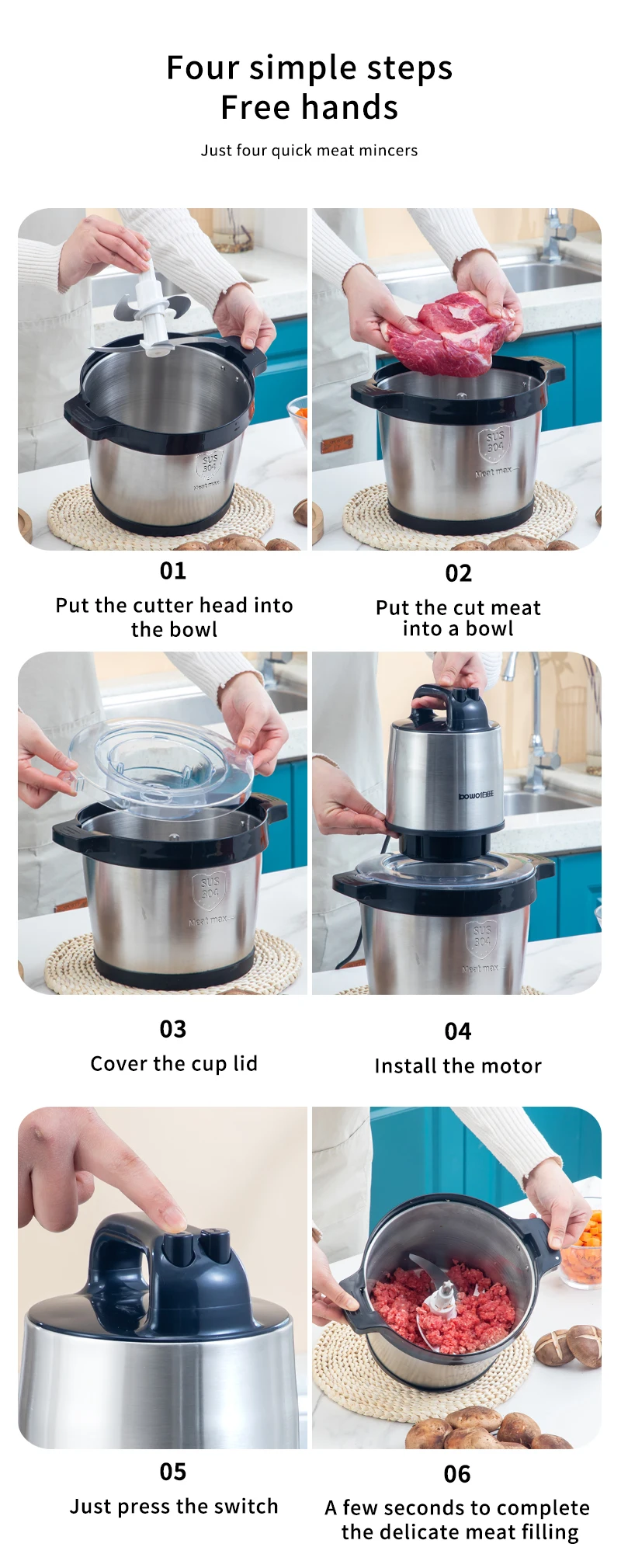 Fufu Mixeur 10 L Fufu Mixte Sharp Kitchen Mate Germany Yam Pounder Mixing Yam Pounding Machine