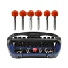6 joysticks Bleu foncé