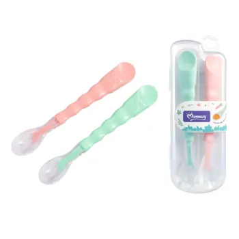 BPA Free Baby Silicone Soft Spoons,Training Feeding Spoons for Kids Toddlers Children and Infants