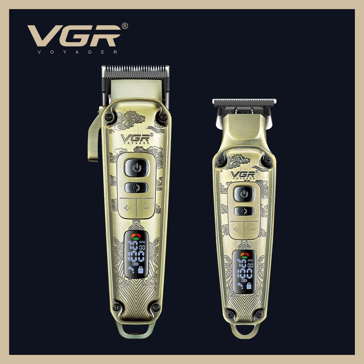 VGR V-643 Hot Sale Barber Maquina De Cortar CabelloProfessional Hair Trimmer Clipper Set for Men